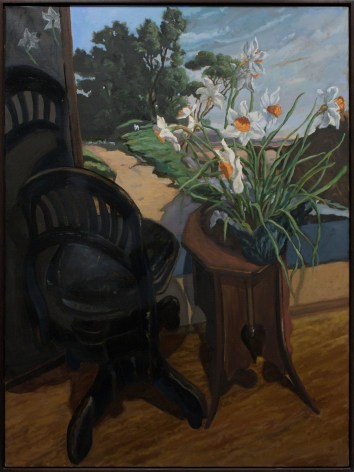 Jack Beal&nbsp;  Daffodils with Corot's &quot;Narni&quot;, 2001
