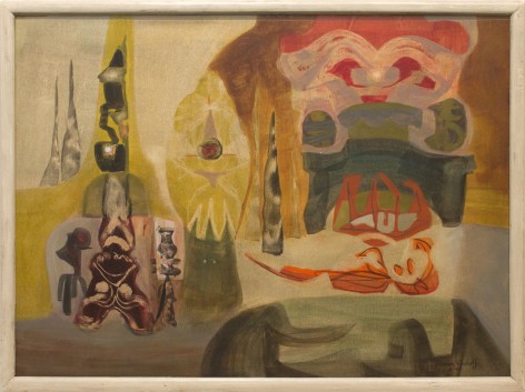 Group with Red Object 1947 (Feb)