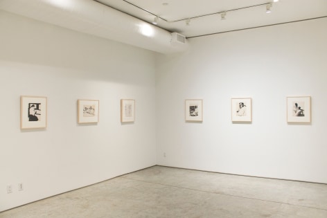 Installation View, Elmer Bischoff: Studies from Life, George Adams Gallery, New York, 2019.