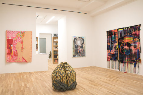 Installation view, Shapeshifters, George Adams Gallery, New York, 2021