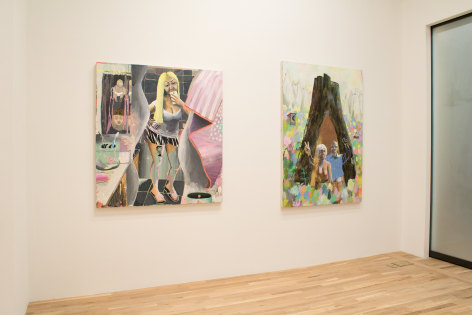 Installation view, Shapeshifters, George Adams Gallery, New York, 2021