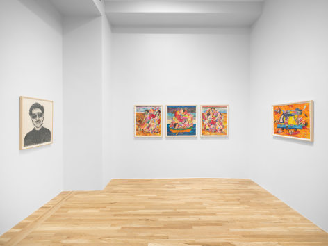 Installation View, Luis Cruz Azaceta, 2024