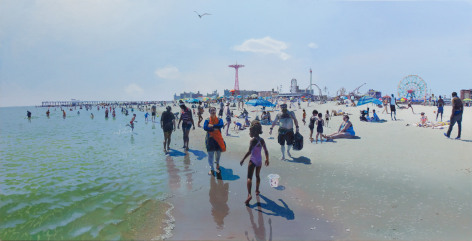 Andrew Lenaghan, Coney Island in July 2019