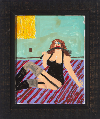 Katherine Sherwood,&nbsp;'Purple Stripes with Riding Crop,' 1978