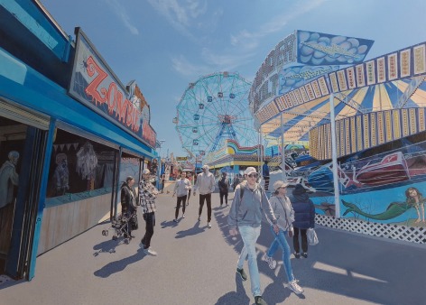 Andrew Lenaghan, 'Coney Island &quot;thrills&quot;, 2024