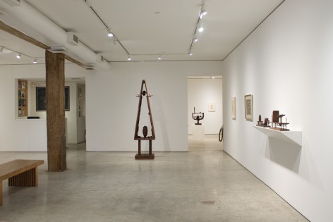 Installation view, Jeremy Anderson - Between, Beyond: 1953-64, George Adams Gallery, New York, 2019.