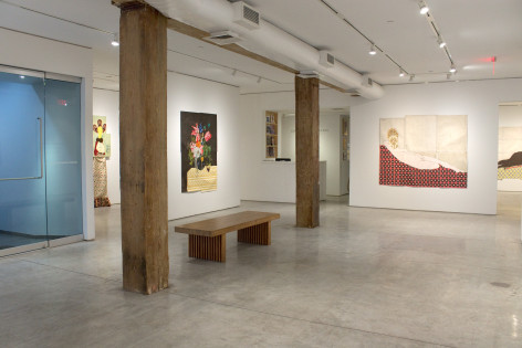 Installation View, Katherine Sherwood, In the Yelling Clinic: 2010-2019, George Adams Gallery, New York, 2019.