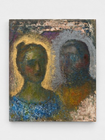 Double Portrait, Cairo, N.Y. Summer 1991-2023, 1990-2023, Oil on canvas