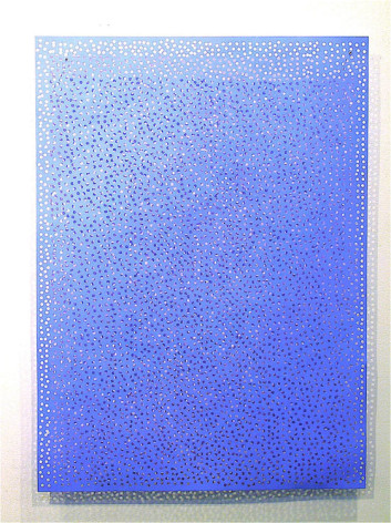 DIAPHAN 18, COLBALT BLUE/ULTRAMARINE BLUE, 2006, Acrylic on aluminum