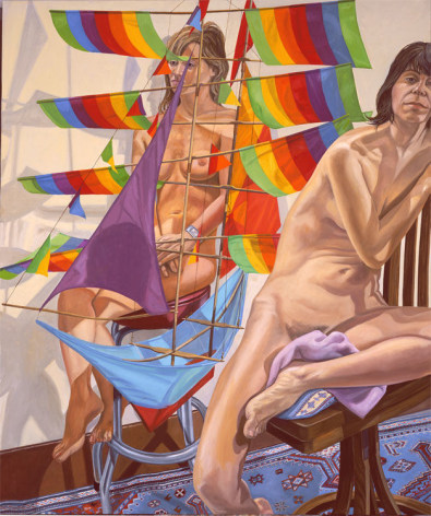 Oil painting by Philip Pearlstein