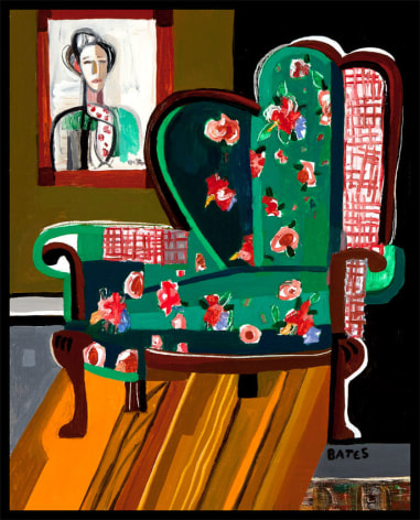 Wing Chair, 2011, Oil on panel