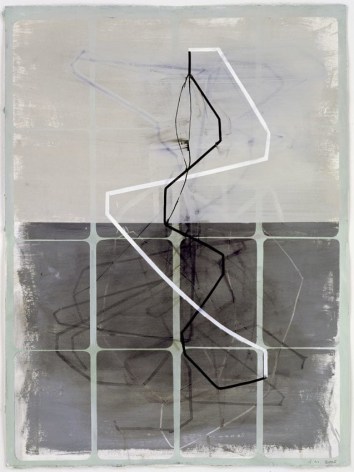 UNTITLED (NET), 2005, Latex and ink on watercolor paper