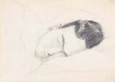 Philip Pearlstein Fellow G.I. Sleeping, 1943&nbsp;