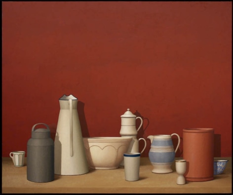 RED WALL, 2007, Oil on linen