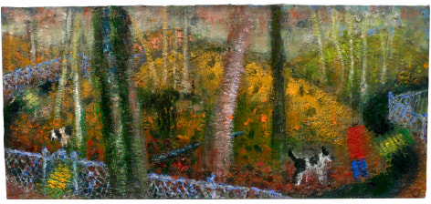 Hills of Home, 1997-2021, Oil on canvas