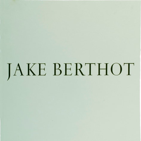 Jake Berthot Catalog