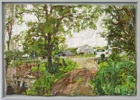 Matt Farnham&#039;s Farm with Truck, 2014, Oil on Canvas
