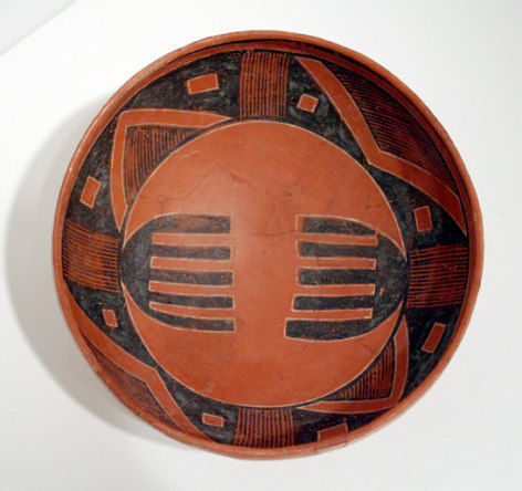 FOUR MILE POLYCHROME, BOWL WITH DESIGNS OF