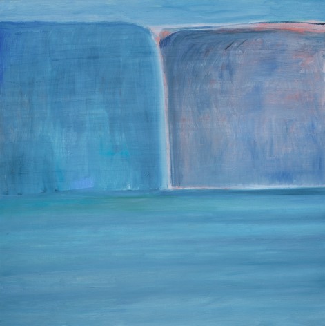Ocean/Blue/Blue Cliffs, 1993-2018, Oil on Canvas