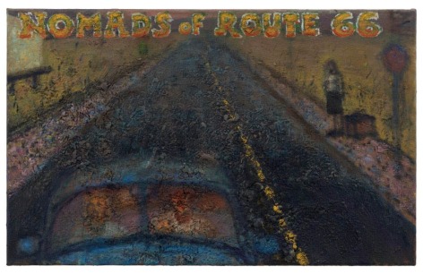 Nomads of Route 66, 2011, Oil on canvas