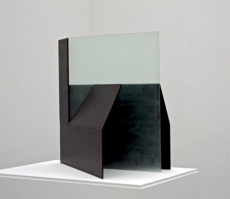 Gift of the Bridge (Maquette), 1975, Etched glass and steel