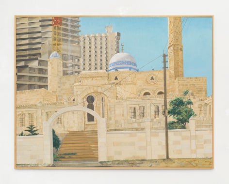 Image of Mosque and New Construction, Tel Aviv