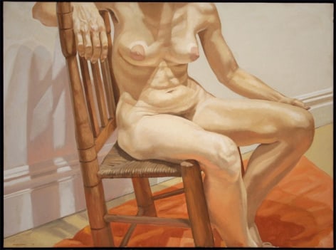 NUDE ON RUSTY CHAIR, 1969, Oil on canvas