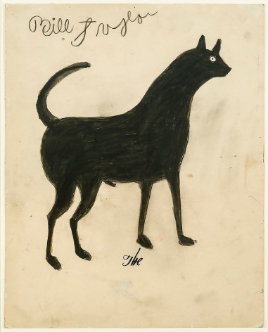 Bill Traylor, Black Dog, 1939-42