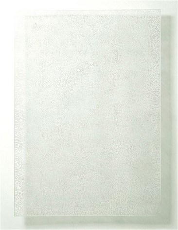 DIAPHAN 35, WHITE/WHITE, 2008, Acrylic on aluminum