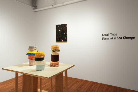 Sarah Trigg installation views from solo exhibition &quot;Edges of a Sea Change&quot; at Gaa Gallery, Provincetown, MA
