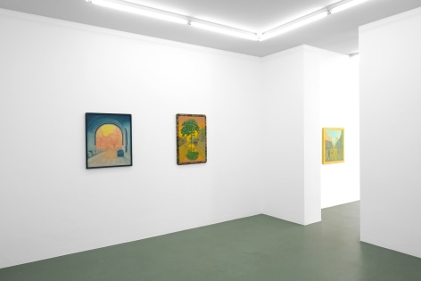 Installation view of Masamitsu Shigeta's exhibition in Cologne