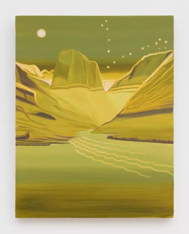 Jen Hitchings J.D., Colorado River, Grand Canyon (Pisces), 2023 Oil and acrylic on canvas 14 &times; 11 in | 35.6 &times; 27.9 cm