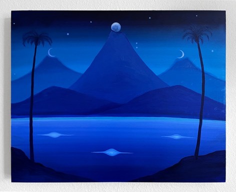 Jen Hitchings  Mount Luna, 2023  Oil on canvas  41 x 51 cm |16 x 20 in
