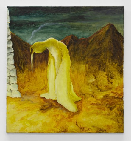 Elizabeth Tibbetts  foggy star, 2022  Oil on canvas  68.5 x 74 cm / 27 x 29 in