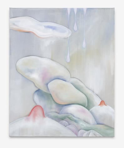 Jagoda Bednarsky (b. 1988)  Shadowland (Mount B), 2023  Oil and acrylic on canvas  88 x 72 cm | 34 1/2 x 28 1/4 in