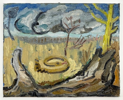 Dan Schein  Snake, 2021  Oil on canvas  40.6 x 50.8 cm / 16 x 20 in