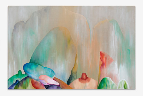 Jagoda Bednarsky Shadowland (Pan), 2020 Oil, acrylic, and gouache on canvas 200 x 310 cm / 78 3/4 x 122 in