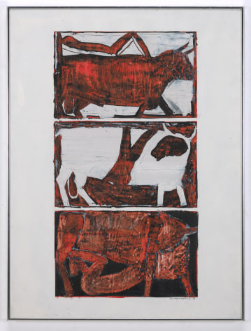 Michael Spafford (b. 1935)  Europa and the Bull #6, 1986