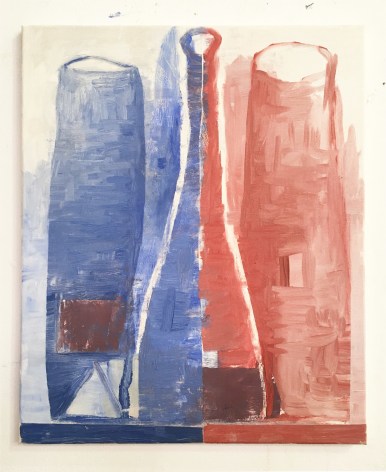 Whiting Tennis  Red and Blue Bottles, 2021