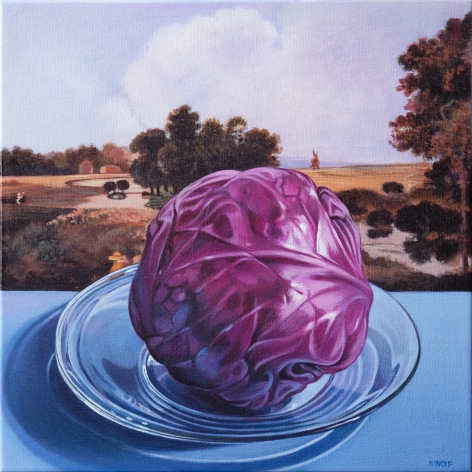 Sherrie Wolf (b. 1952)  Cabbage in English Landscape, 2021