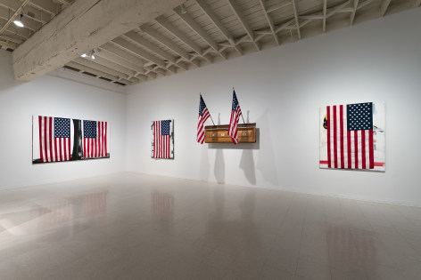 Julian V.L. Gaines - Under the Flag - Russo Lee Gallery - Installation View 02