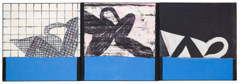 Michael Spafford (b. 1935)  Leda and the Swan Triptych, 1997