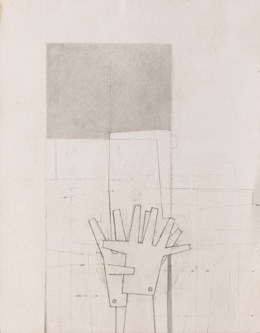 Gina Wilson (b. 1955)  Grey Line Hands, 2021