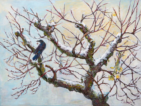 Kim Osgood (b. 1955)  In the Apple Tree: Spring Thaw, 2021