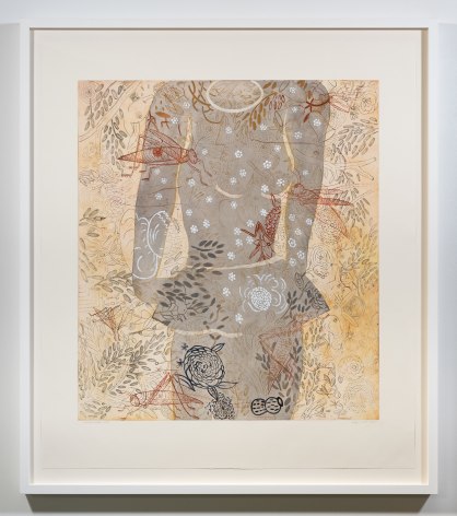 Fay Jones (b. 1936)  Peplum/Locusts (hand painted), 2021