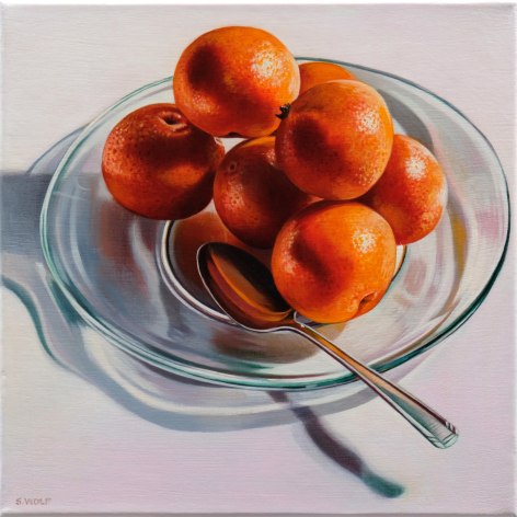 Sherrie Wolf (b. 1952)  Oranges with Spoon, 2022