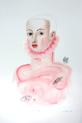 Siems - Pink Ruffles Drawing