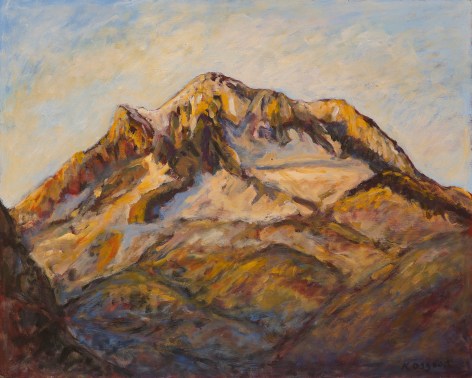 Kim Osgood (b. 1955)  The Golden Hour - Mt. Hood from Paradise Park, 2022