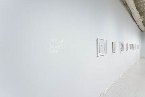 Gina Wilson - teeter taught her - September 2&ndash;October 2, 2021 - Russo Lee Gallery - Installation View 01