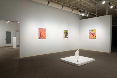 Drinking the Reflection-curated by Elizabeth Malaska-Russo Lee Gallery-Portland-november 2019-Installation view 011